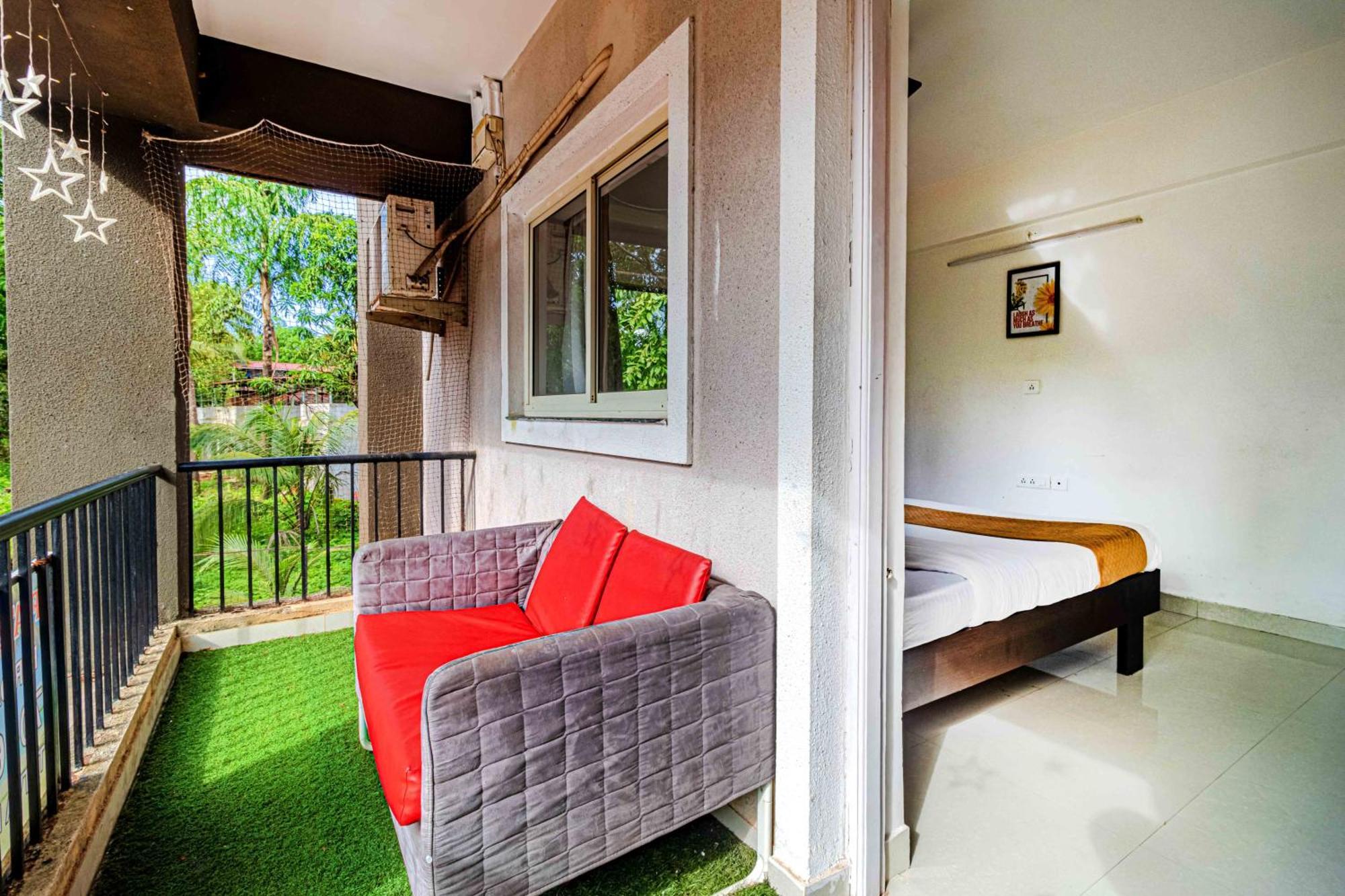 4Bhk Sparkling Apartment Near Beach Pool & Bar 2Bhkx2 바가토르 객실 사진