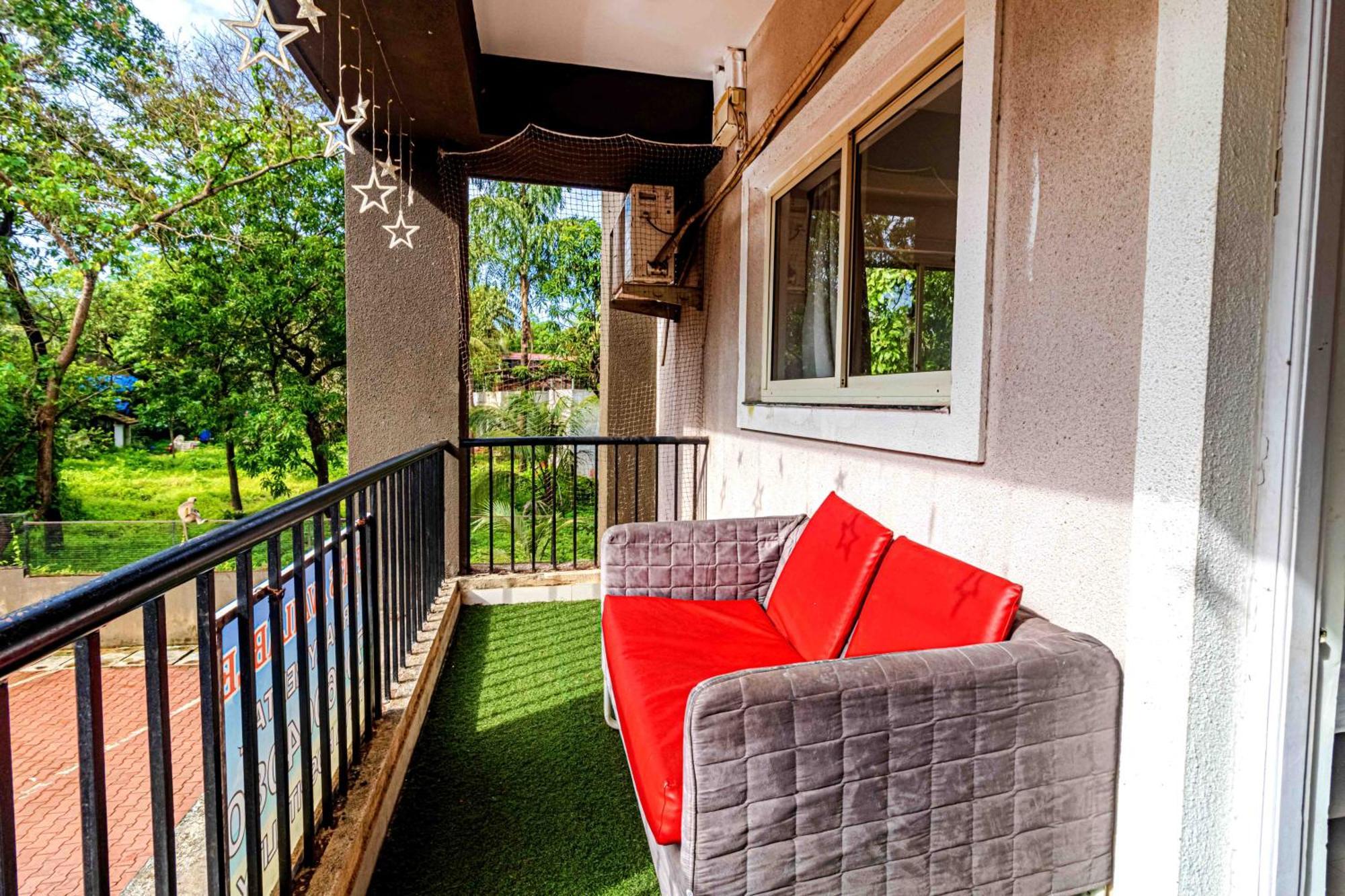 4Bhk Sparkling Apartment Near Beach Pool & Bar 2Bhkx2 바가토르 객실 사진