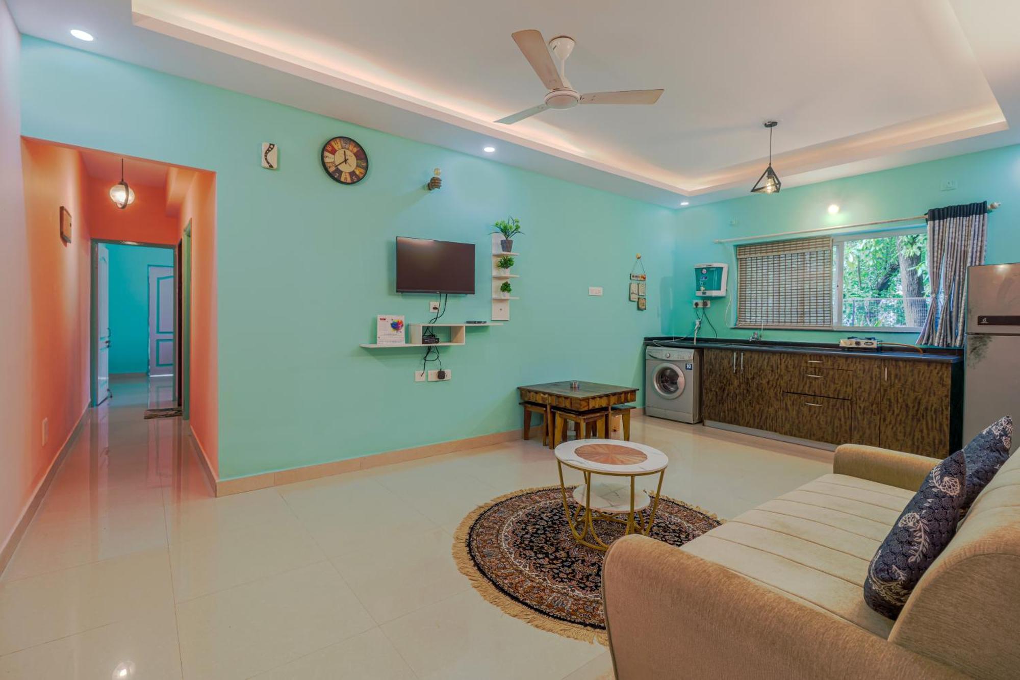 4Bhk Sparkling Apartment Near Beach Pool & Bar 2Bhkx2 바가토르 외부 사진